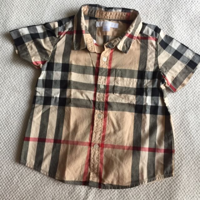 Burberry Baby Shirt Babies Kids Boys Apparel On Carousell