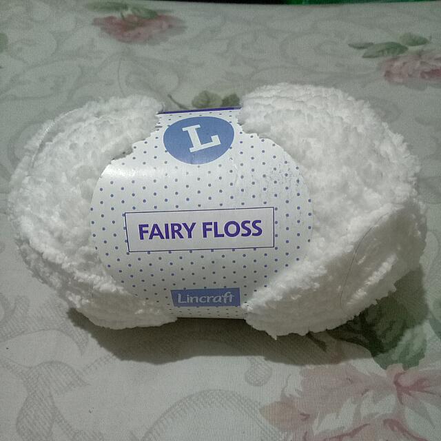 Crochet Knitting Fairy Floss Yarn White, Hobbies & Toys, Stationary