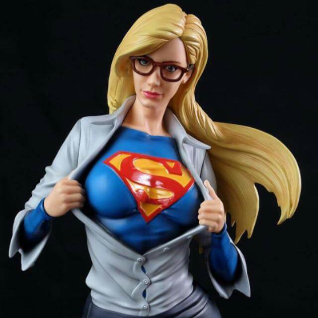 cw supergirl statue