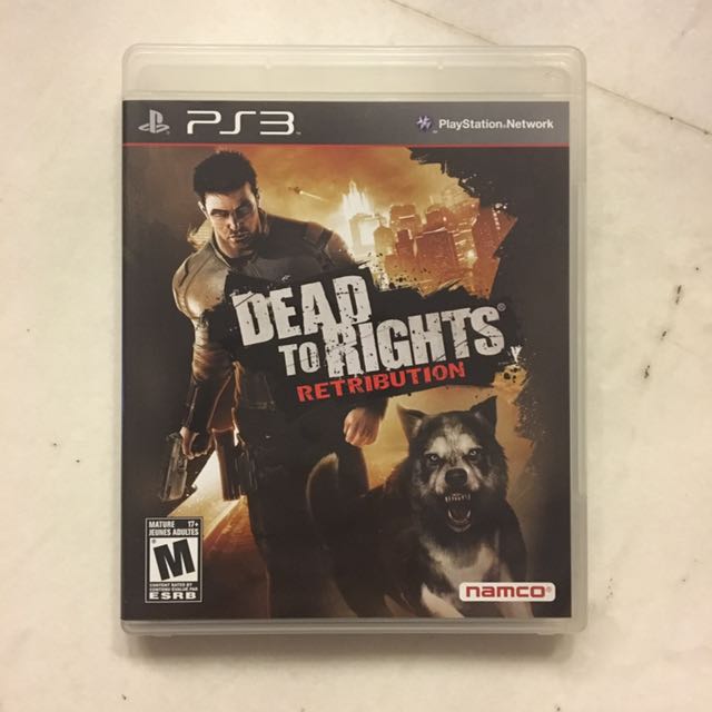 Dead To Rights Retribution Ps3 Game Toys Games Video Gaming Video Games On Carousell