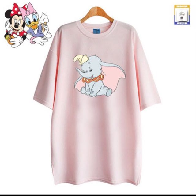 Disney Dumbo Pink Oversized T-shirt 