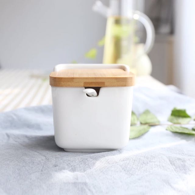 Kitchen Use Free Wooden Tray Holder Muji Style Condiments Kitchen Use Free Wooden Tray Holder Muji Style Condiments Container For Salt Sugar And Pepper Home Appliances On Carou