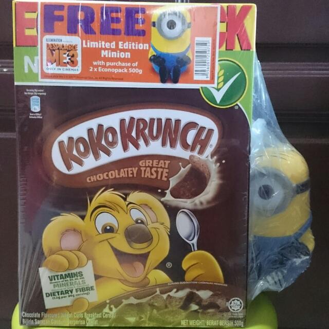 Minion Koko Krunch Cereal Set, Food & Drinks, Spice & Seasoning on