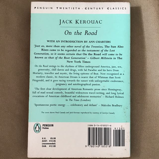 On The Road By Jack Kerouac Penguin Twentieth Century Classics