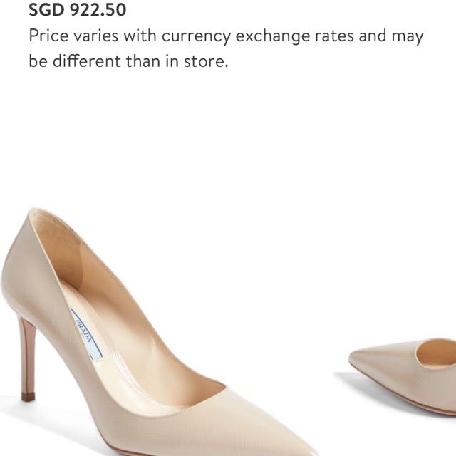 cream mid heel shoes