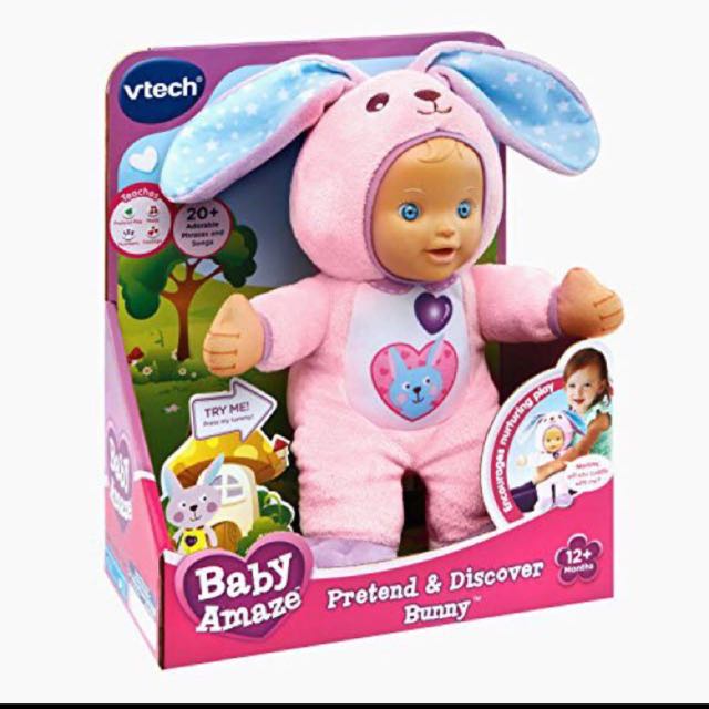 VTech Baby Amaze Pretend and Discover Bunny Doll Ages 2 New Toy Play Gift Girls 