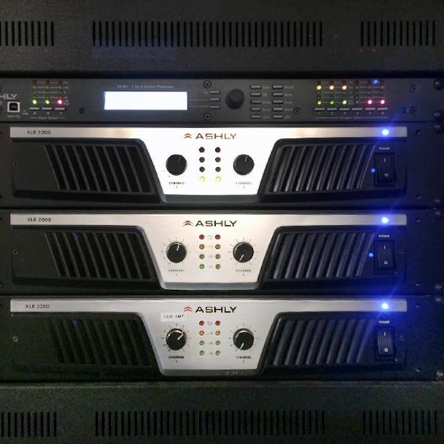 2 Ashly Klr 2000 And 2 Ashly Klr 3200 Power Amplifies For Speakers
