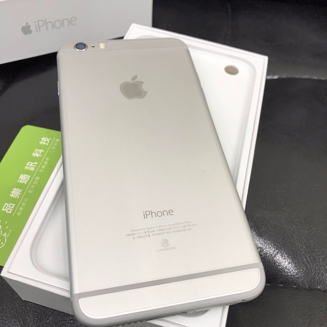 品樂通訊】二手美品僅此一台iPhone 6 Plus 64G 銀, 手機及配件, 手機