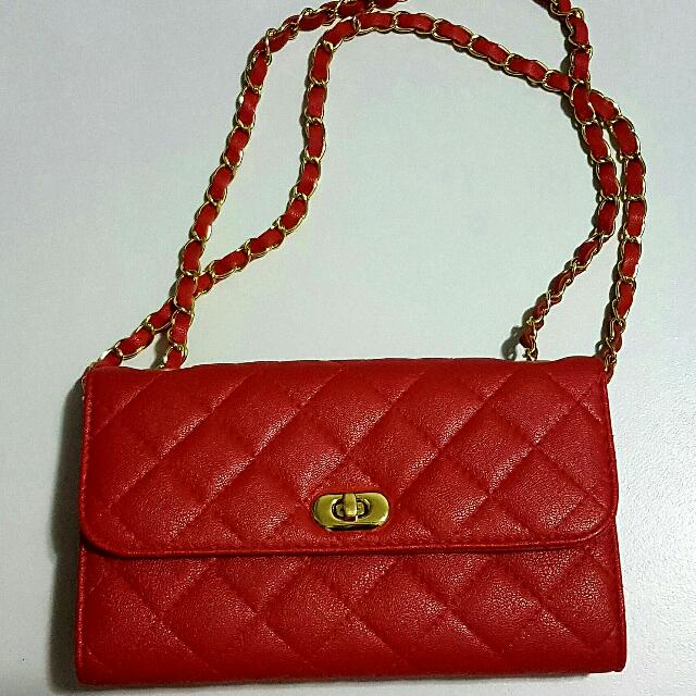 Chanel inspired quilted bag new arrivals