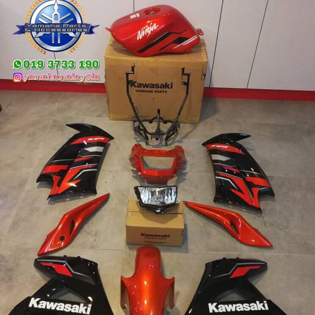 Coverset Kawasaki Rr 150 Indonesia Set Motorbikes On Carousell