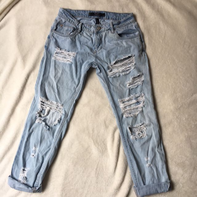 Factorie Girlfriend Ripped Jeans Women S Fashion Clothes On