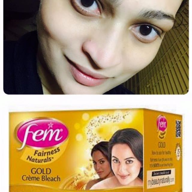 Fem Gold Creme Bleach, Beauty & Personal Care, Hair on Carousell