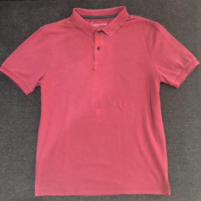Download Shopping Polo Shirt Merah Maroon
