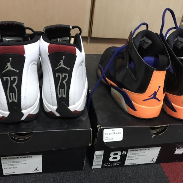 jordan 14 flight 4 bianche