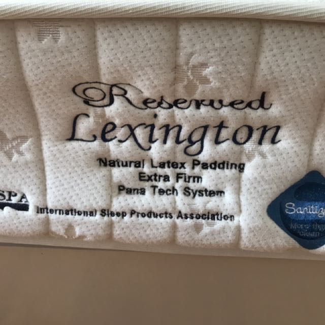 King Size, Extra Firm Mattress, Natural Latex Top Padding, Furniture