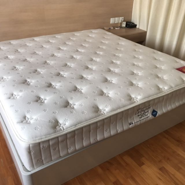 King Size, Extra Firm Mattress, Natural Latex Top Padding, Furniture