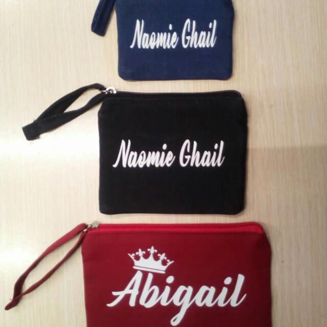 personalized pouch manila