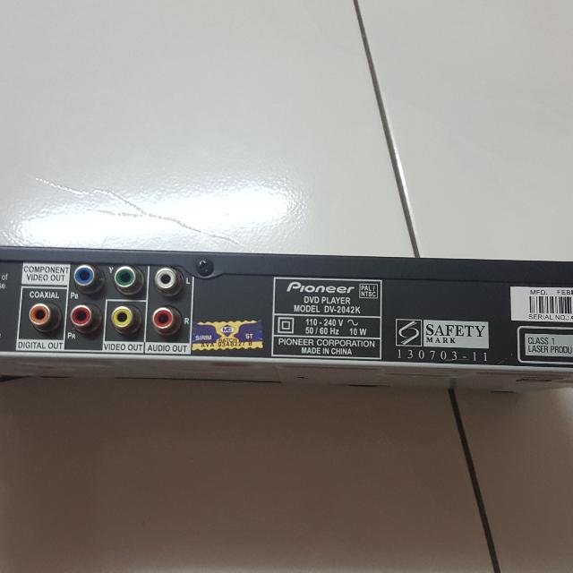 Pioneer DVD Karaoke DV2042K DVD, TV & Home Appliances, TV & Entertainment, BluRay & Media