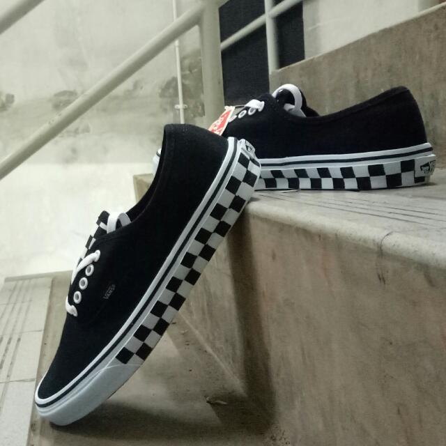 Vans authentic checker tape sales