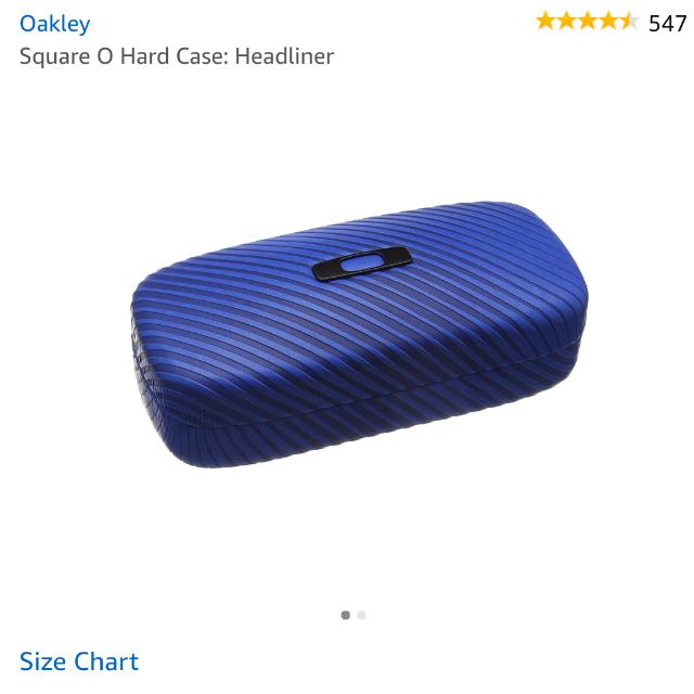 oakley square o hard case blue