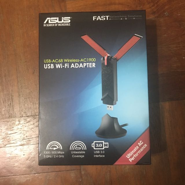 Asus Usb Ac68 Wireless Ac1900 Electronics Computer Parts Accessories On Carousell