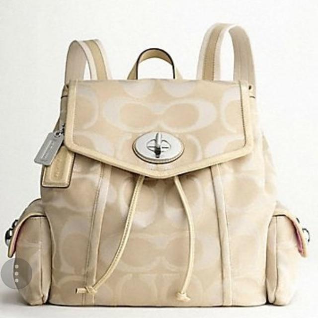 Coach poppy backpack on sale