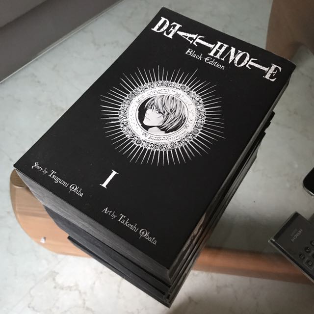 Full Set Death Note Black Edition Books Stationery Comics Manga On Carousell