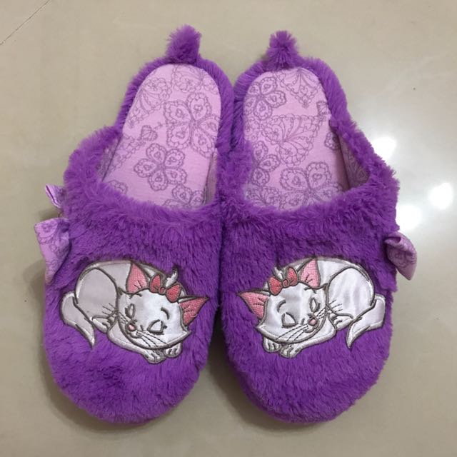 Disney Marie Cat Furry Bedroom Slippers Women s Fashion Footwear