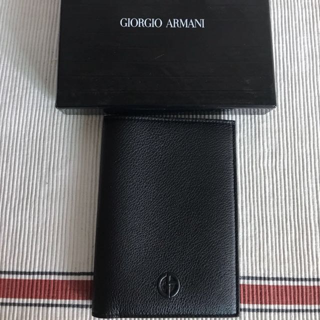 armani passport holder