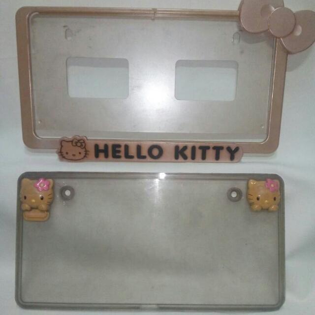 Hello Kitty License Plate Covers And Frames Auto Accessories On Carousell