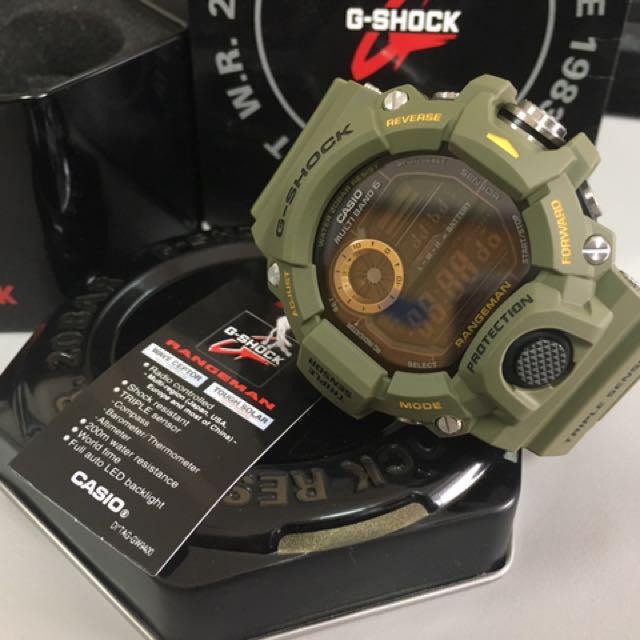 G shock rangeman clearance gw 9400 green
