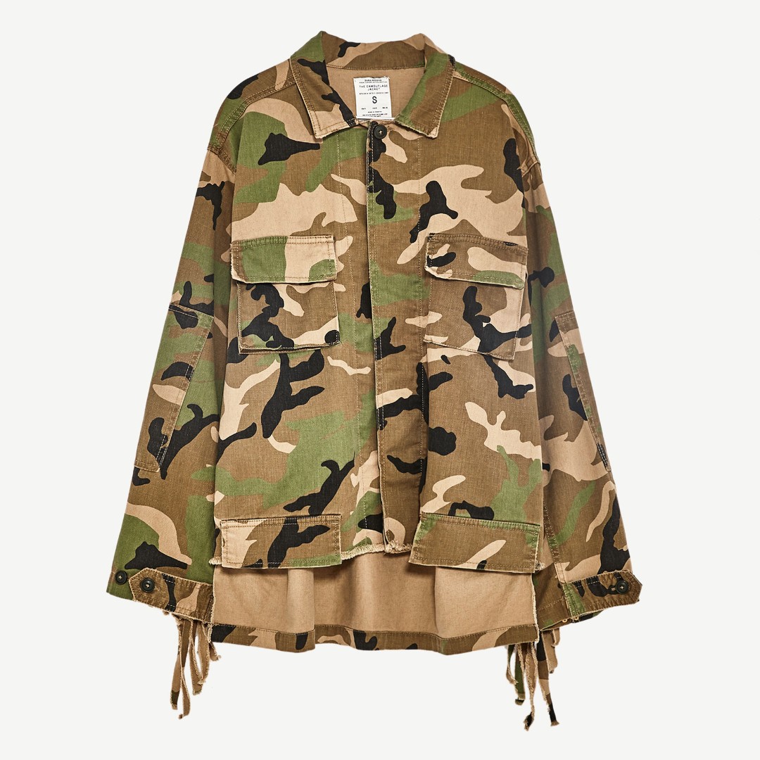 RTP$119 Zara Camo Jacket, Women's 