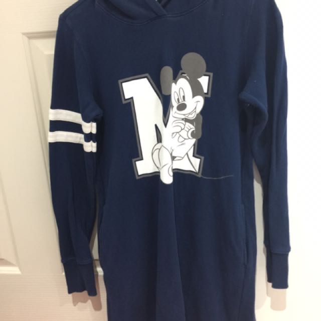 uniqlo mickey mouse sweatshirt dress