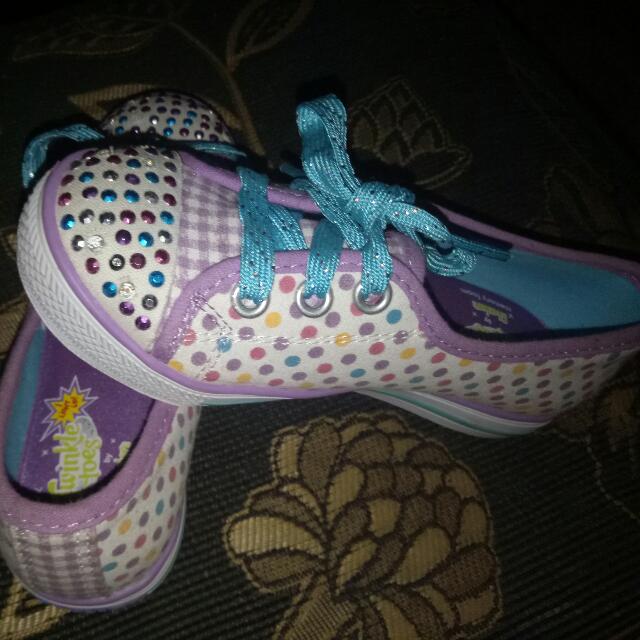 skechers twinkle toes womens purple