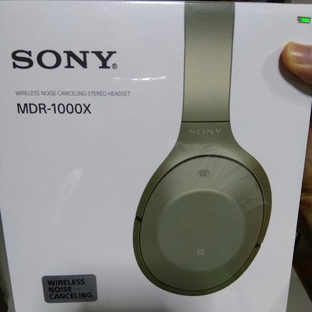 Sony Singapore MDR-1000X Bluetooth Over-Ear Noise Cancelling ...