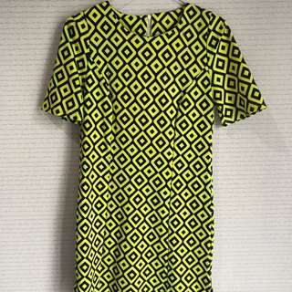 dress kuning import HK