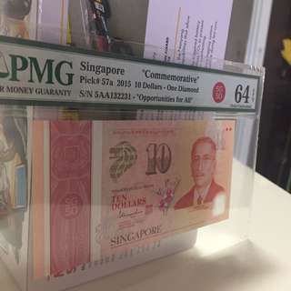 📣Radar Serial no's  & Identical no's 🇸🇬SG50 Notes of $10 Currency