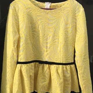 Peplum Tops Long Sleeves