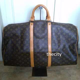 Keepall cloth 48h bag Louis Vuitton Multicolour in Cloth - 13412635