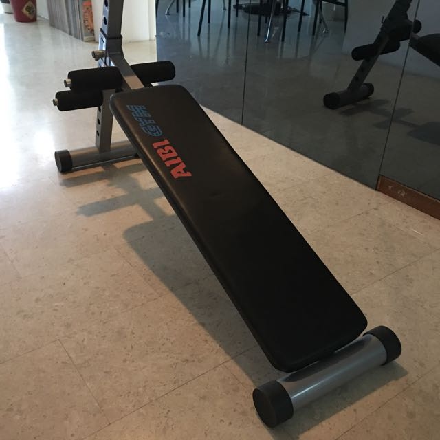 Reserved Aibi Gym Sit up Bench Sports Equipment Exercise Fitness Cardio Fitness Machines on Carousell