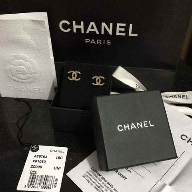 Authentic Chanel Earrings Luxury Accessories On Carou