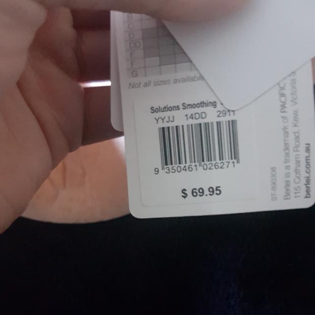 berlei luminous smoothing bra