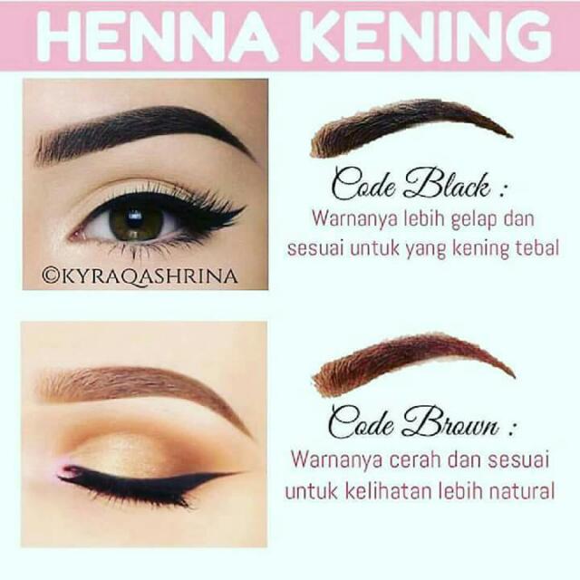 Celak Kening Eyebrow Henna Health Beauty Makeup On Carousell