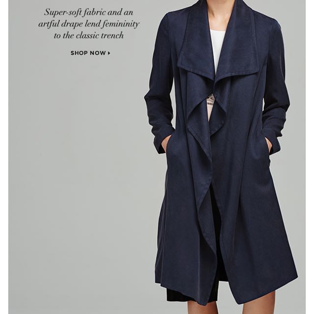 Club monaco gideon trench on sale