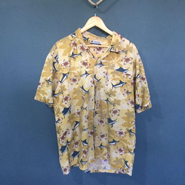 columbia hawaiian shirt