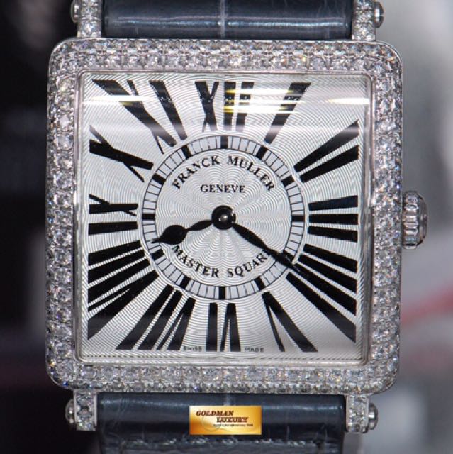 FRANCK MULLER MASTER SQUARE LADIES STAINLESS STEEL ORIGINAL FM
