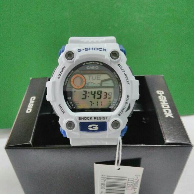 G shock shop mat moto putih