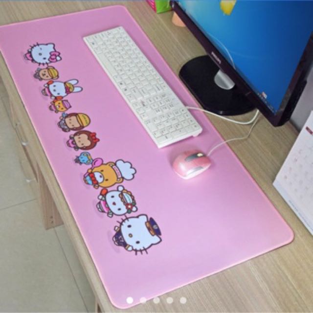 Hello Kitty Keyboard Mouse Pad Electronics Computer Parts