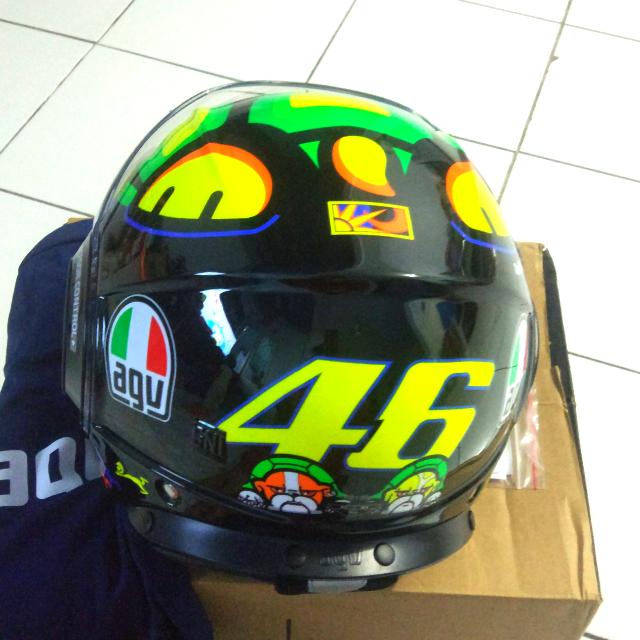Helm agv half shop face