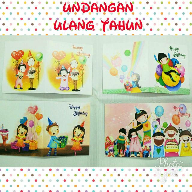 Kartu Undangan Ulang Tahun Invitation Card Sweet Seventeen